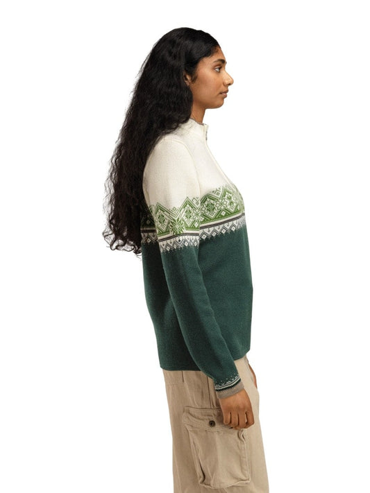 Dale of Norway Moritz Fem Sweater Pinegreen Offwhite Springgreen