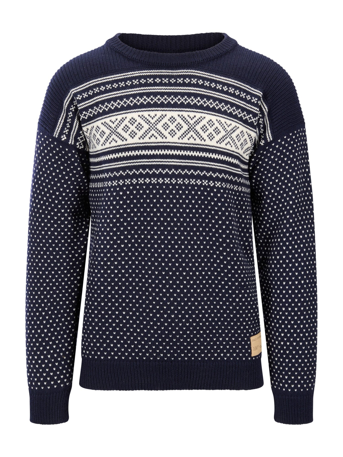 Dale of Norway Valløy masculine sweater Navy Offwhite