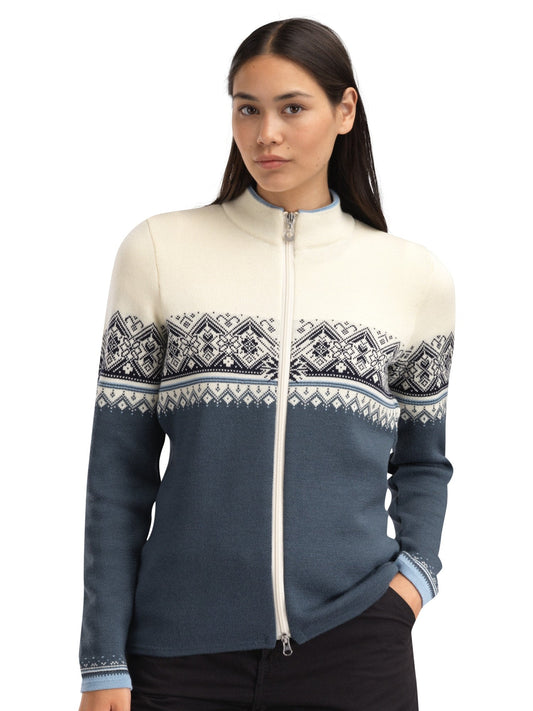 Dale of Norway Moritz Women's Jacket Steel Offwhite Navy