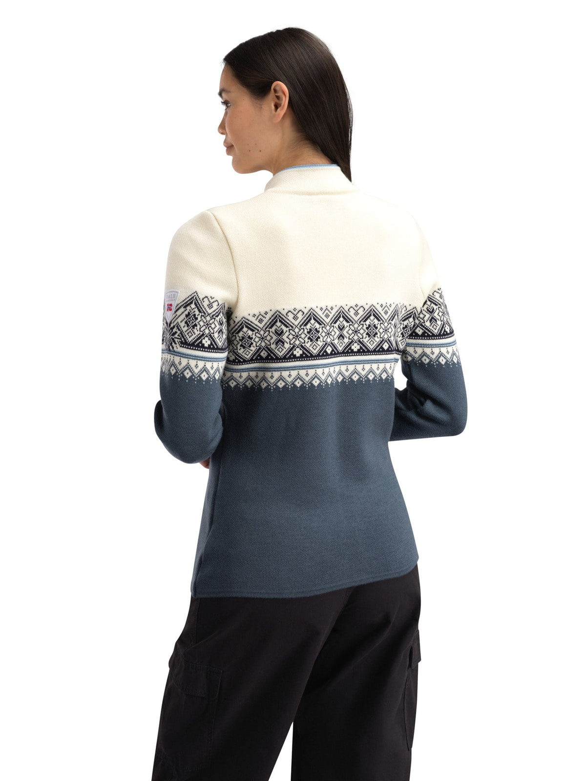 Dale of Norway Moritz Women's Jacket Steel Offwhite Navy