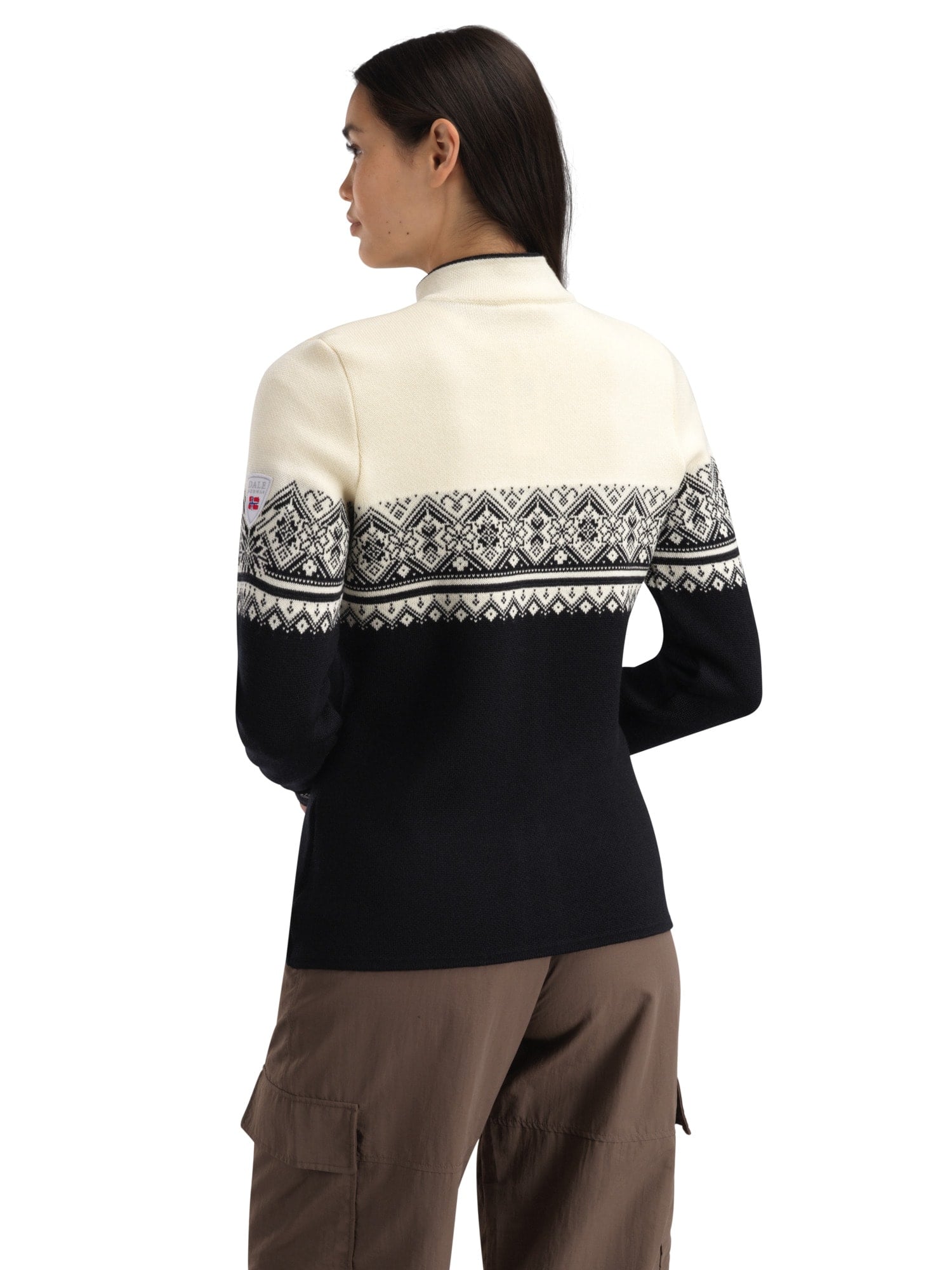 Dale of Norway Moritz Women's Jacket Black Offwhite Dark Charcoal