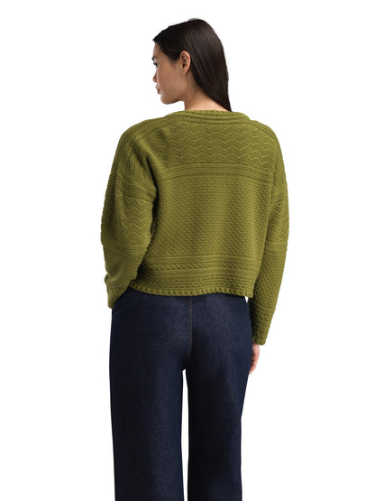 Dale of Norway Lusa Women's Cardigan Alum Green