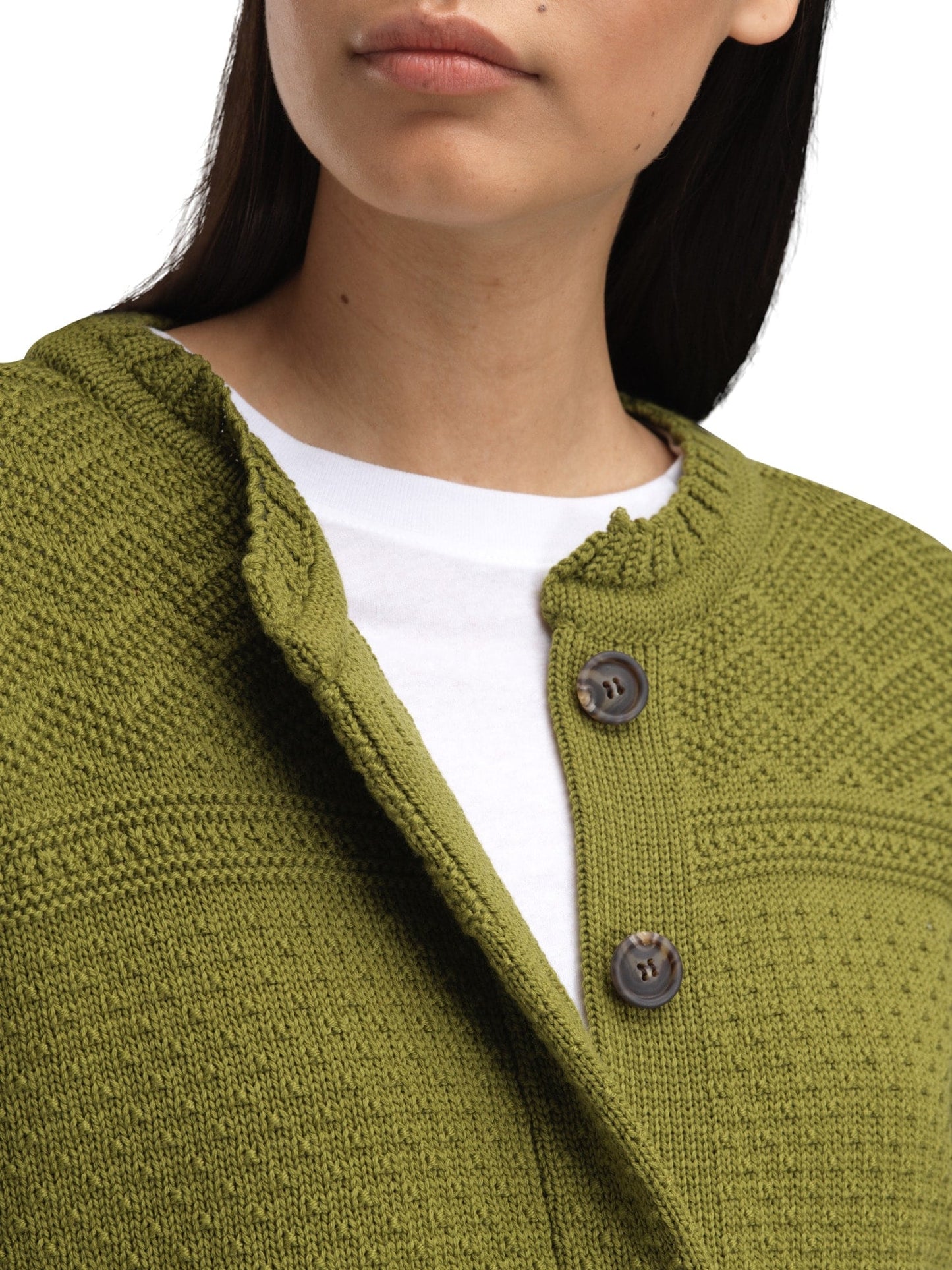 Dale of Norway Lusa Women's Cardigan Alum Green