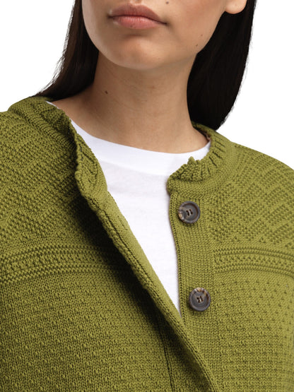 Dale of Norway Lusa Women's Cardigan Alum Green