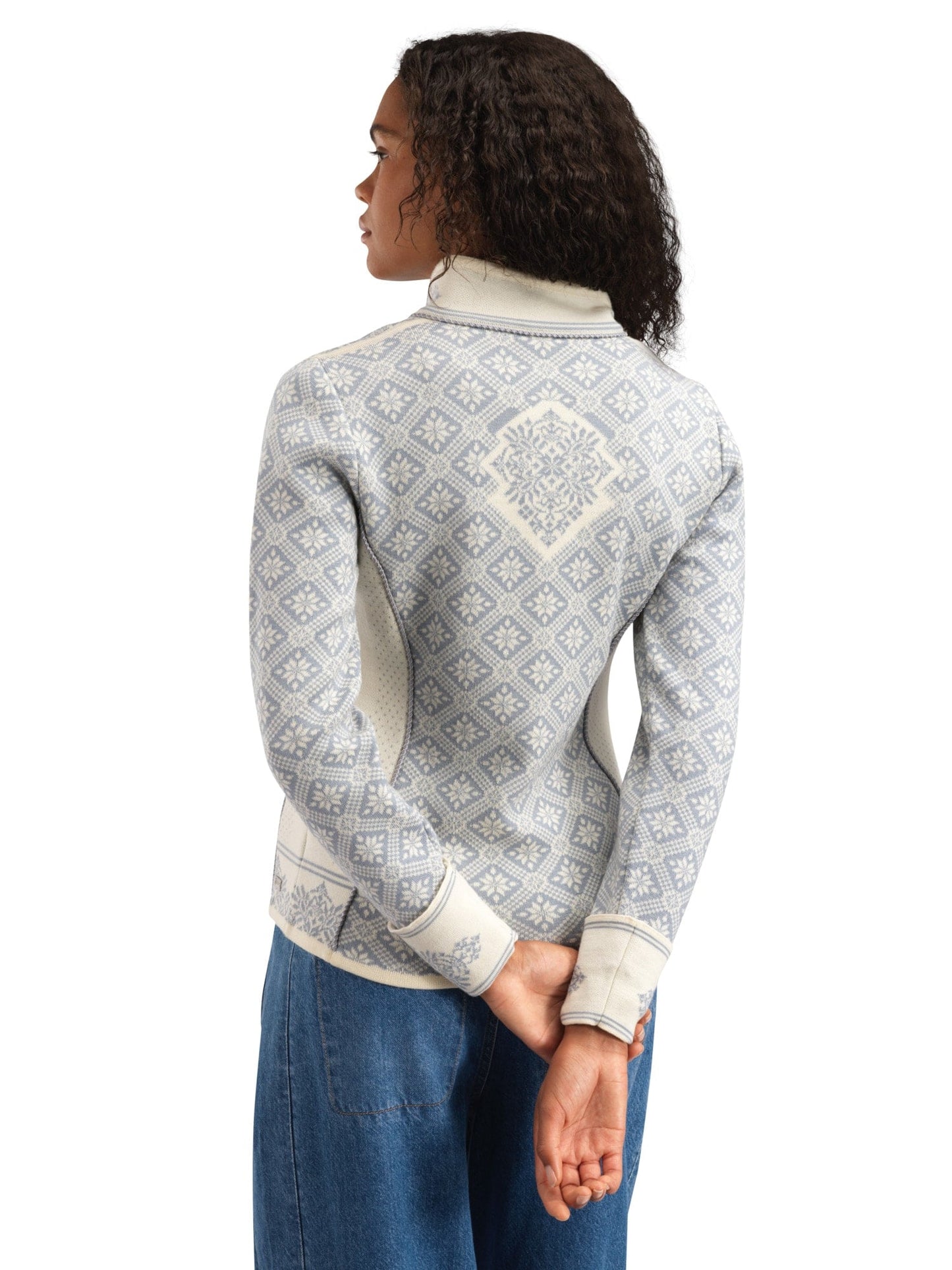 Dale of Norway Christiania Fem Jacket Offwhite Metalgrey