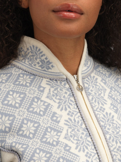 Dale of Norway Christiania Fem Jacket Offwhite Metalgrey