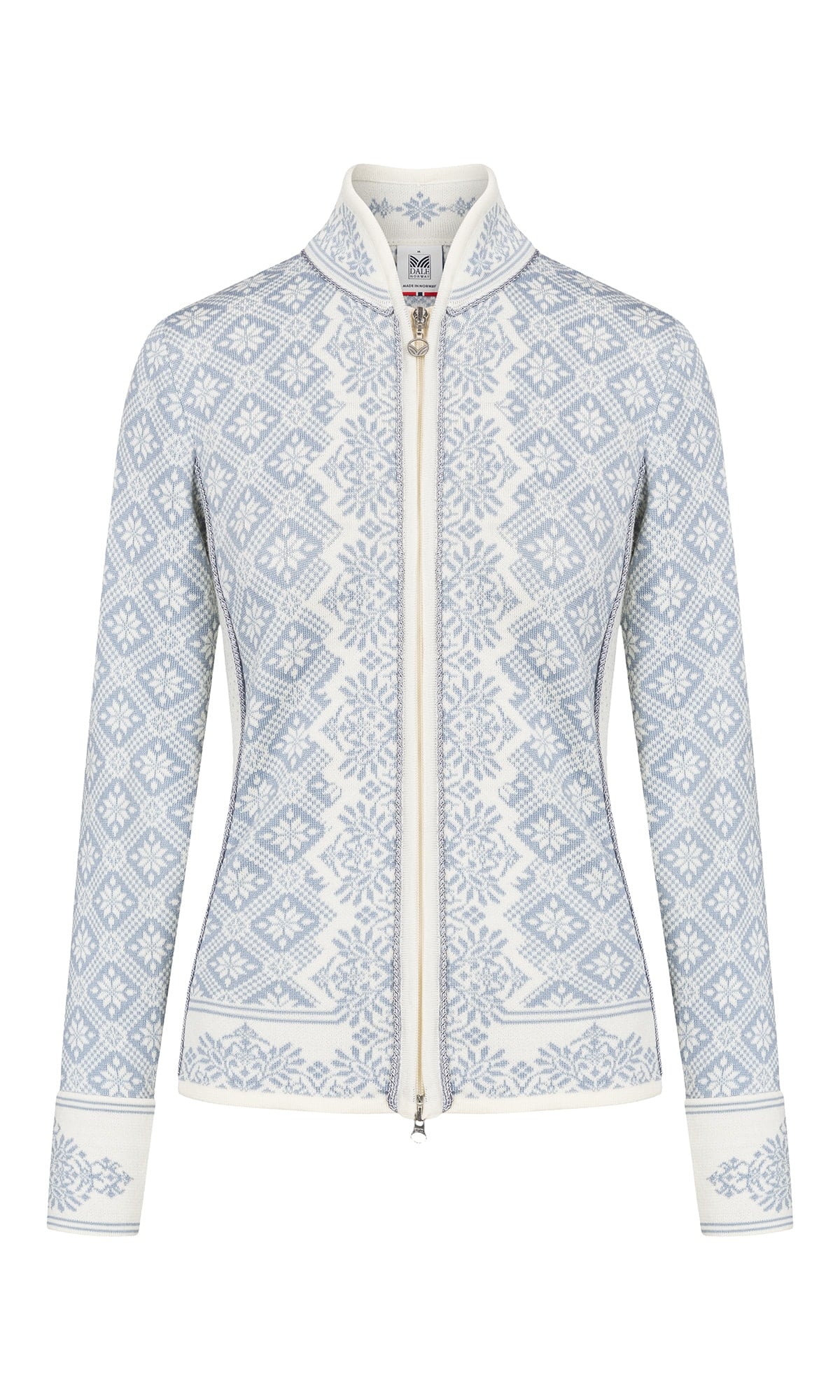 Dale of Norway Christiania Fem Jacket Offwhite Metalgrey