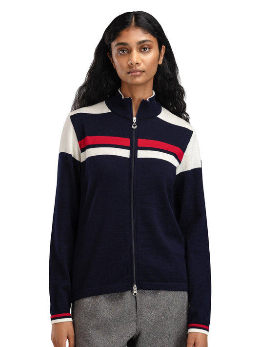 Dale of Norway Mount Stello Feminine Jacket Navy Offwhite Raspberry