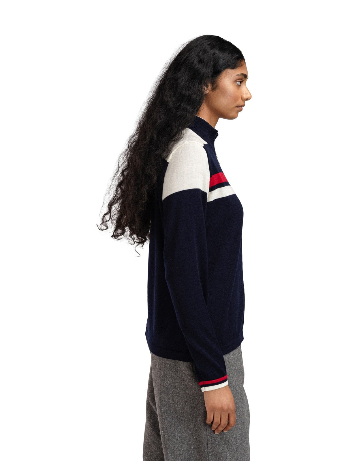 Dale of Norway Mount Stello Feminine Jacket Navy Offwhite Raspberry