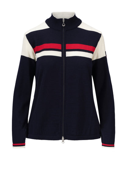 Dale of Norway Mount Stello Feminine Jacket Navy Offwhite Raspberry