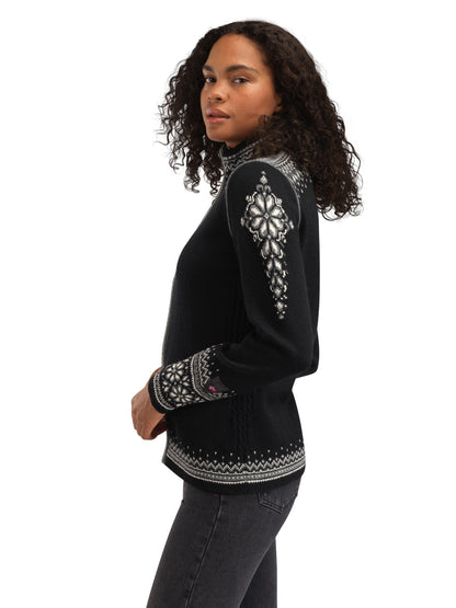 Dale of Norway 140th Anniversary Women’s Wool Jacket  BLACK OFFWHITE SMOKE