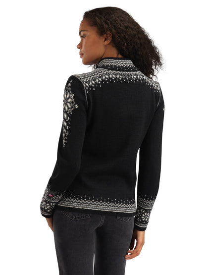 Dale of Norway 140th Anniversary Women’s Wool Jacket  BLACK OFFWHITE SMOKE