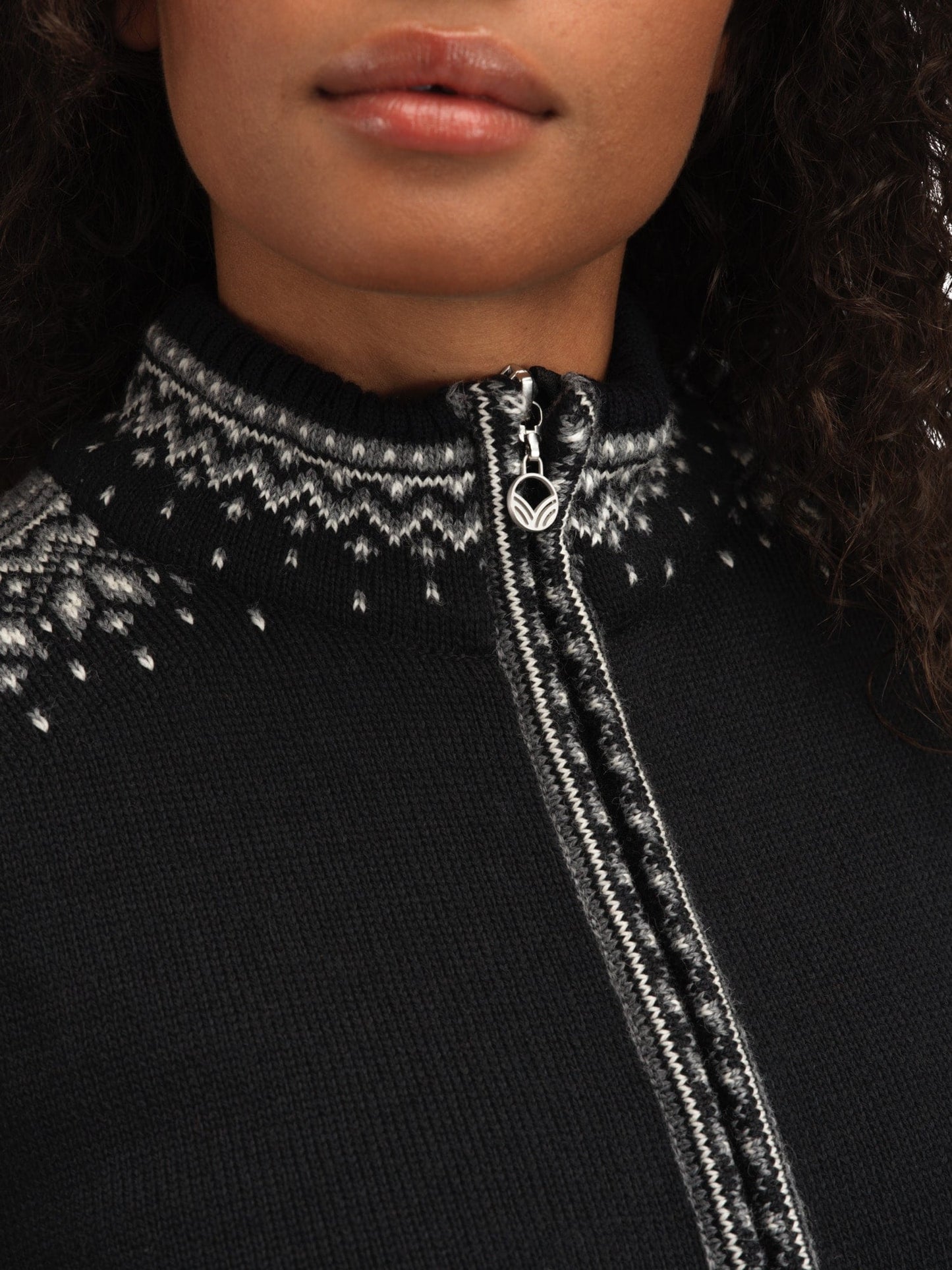 Dale of Norway 140th Anniversary Women’s Wool Jacket  BLACK OFFWHITE SMOKE