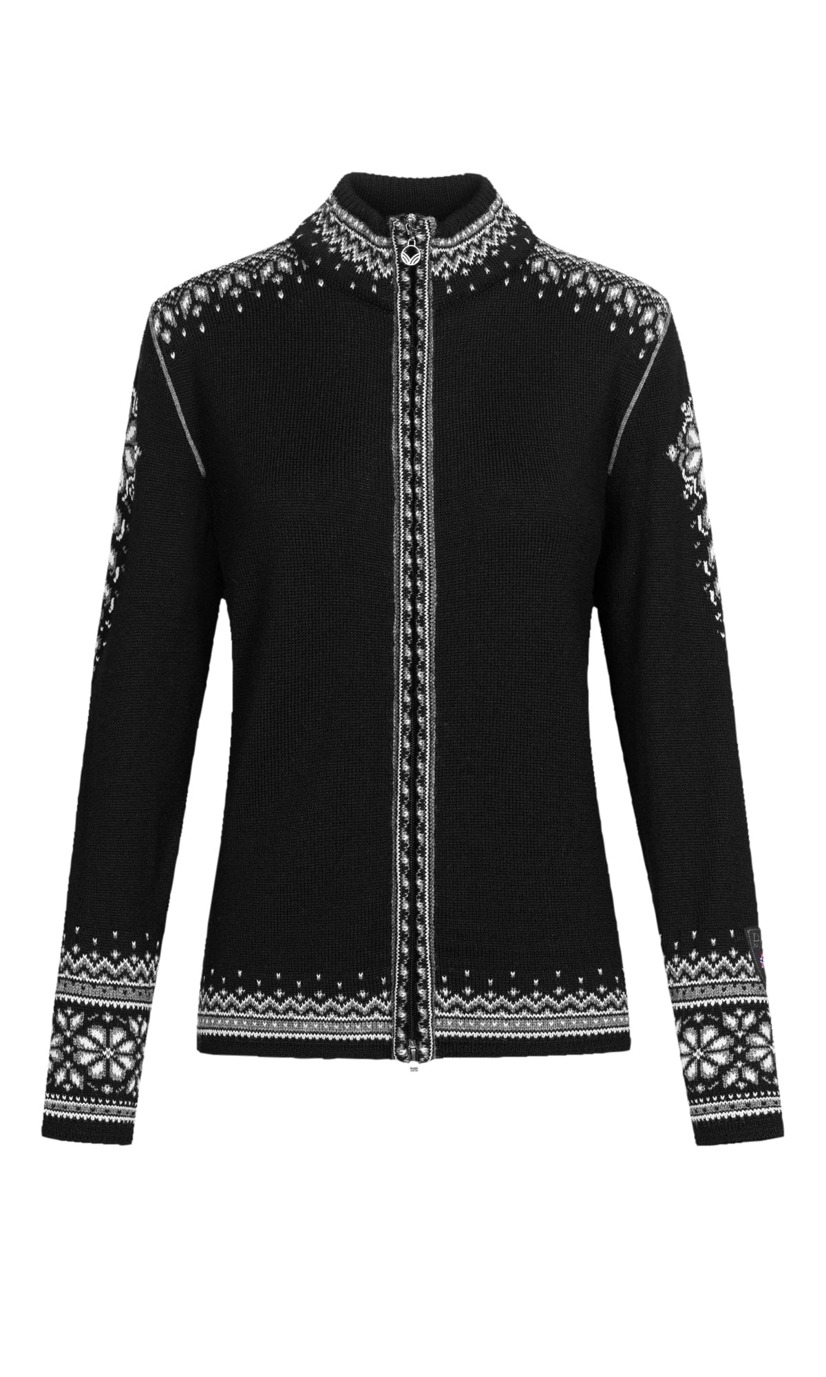 Dale of Norway 140th Anniversary Women’s Wool Jacket  BLACK OFFWHITE SMOKE
