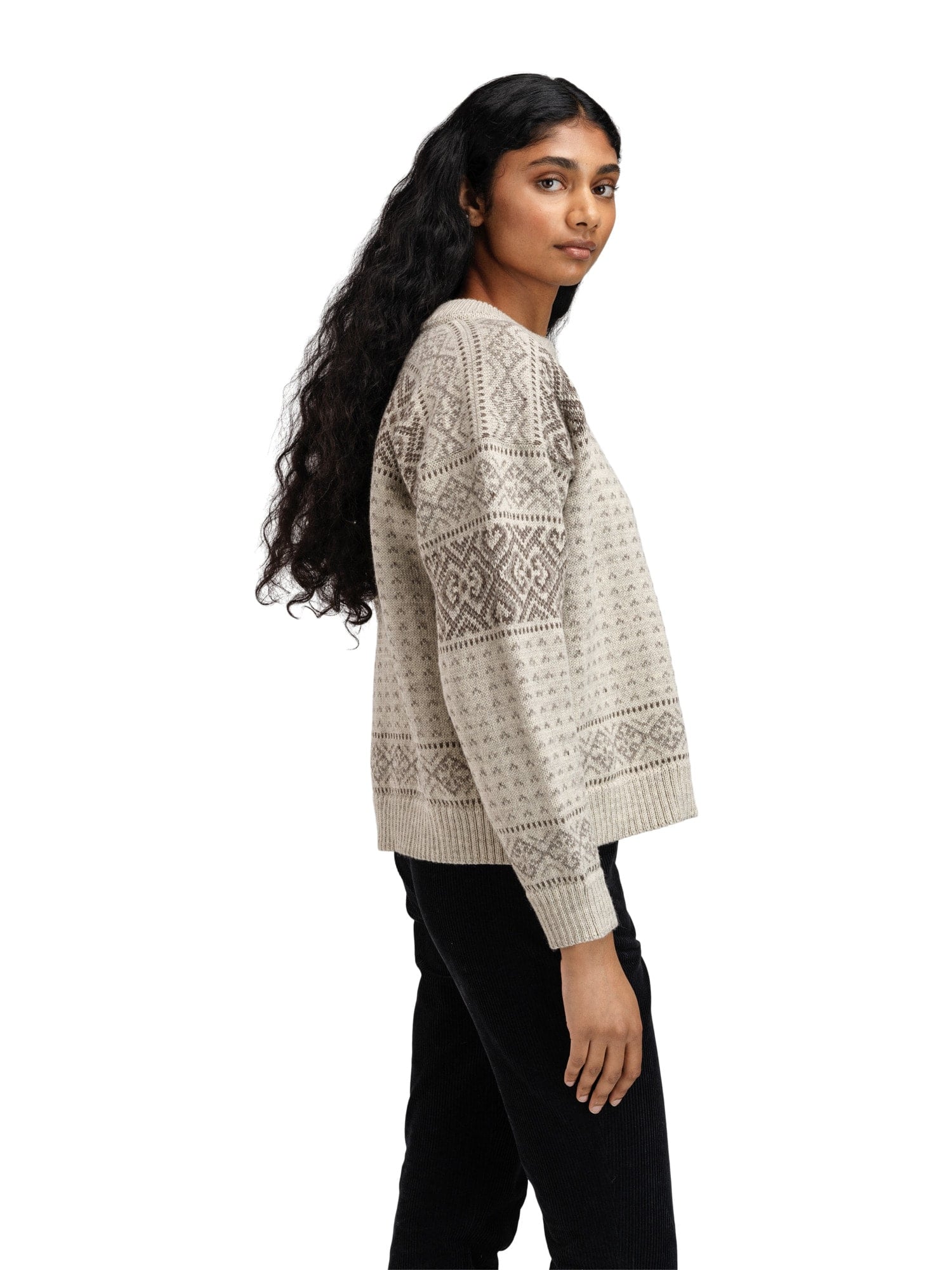 Dale of Norway Hannah Fem. Cardigan Birch Vanillasugar Nutmeg