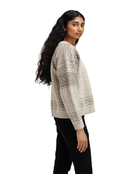 Dale of Norway Hannah Fem. Cardigan Birch Vanillasugar Nutmeg