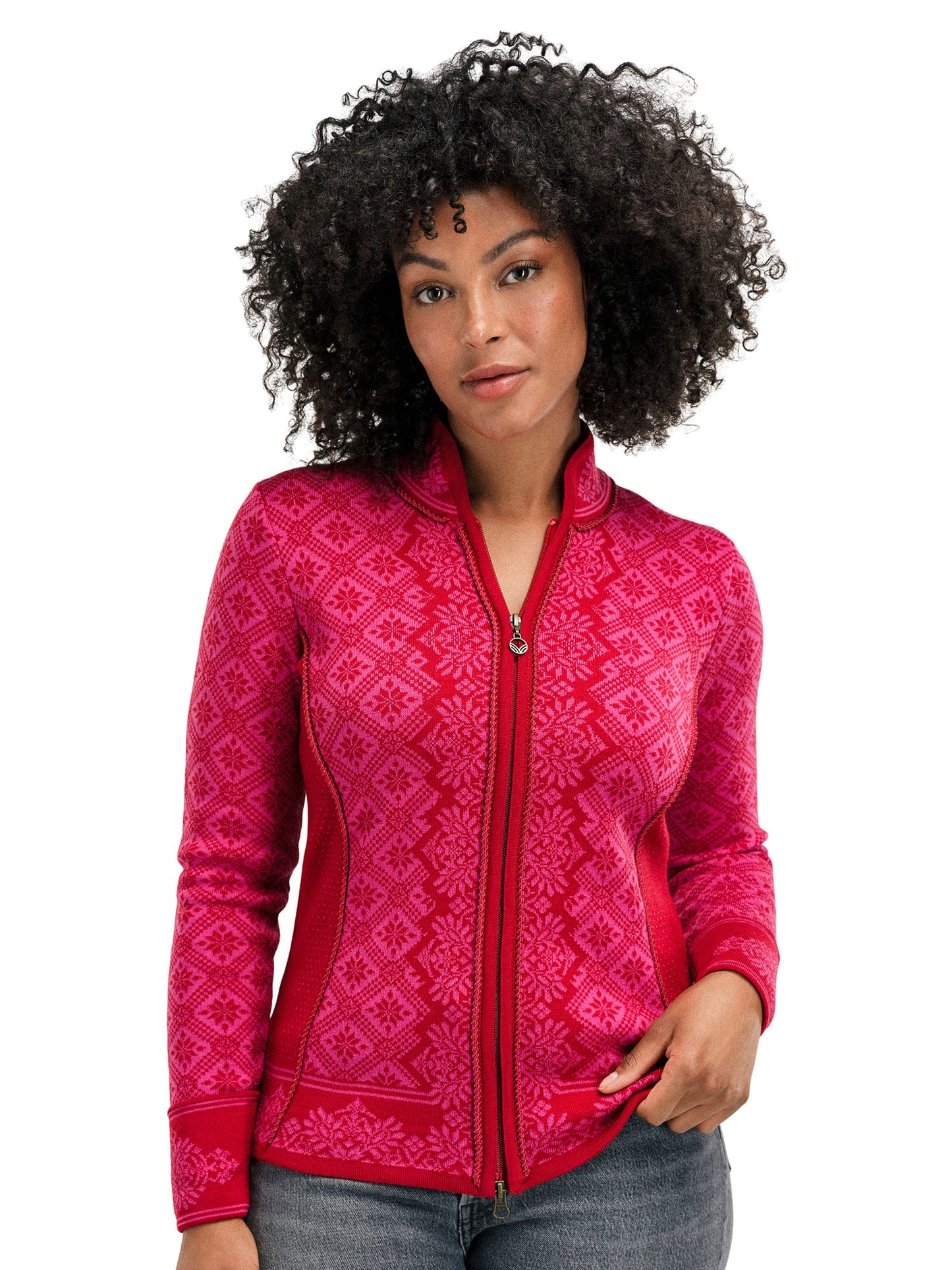 Dale of Norway Christiania Fem Jacket Raspberry Allium