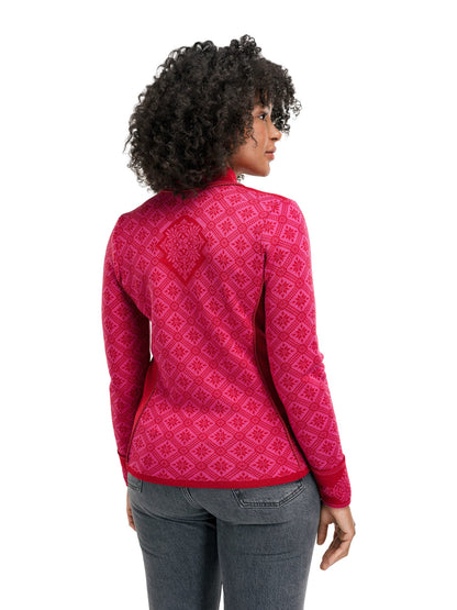 Dale of Norway Christiania Fem Jacket Raspberry Allium