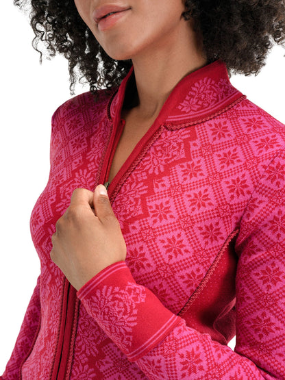 Dale of Norway Christiania Fem Jacket Raspberry Allium
