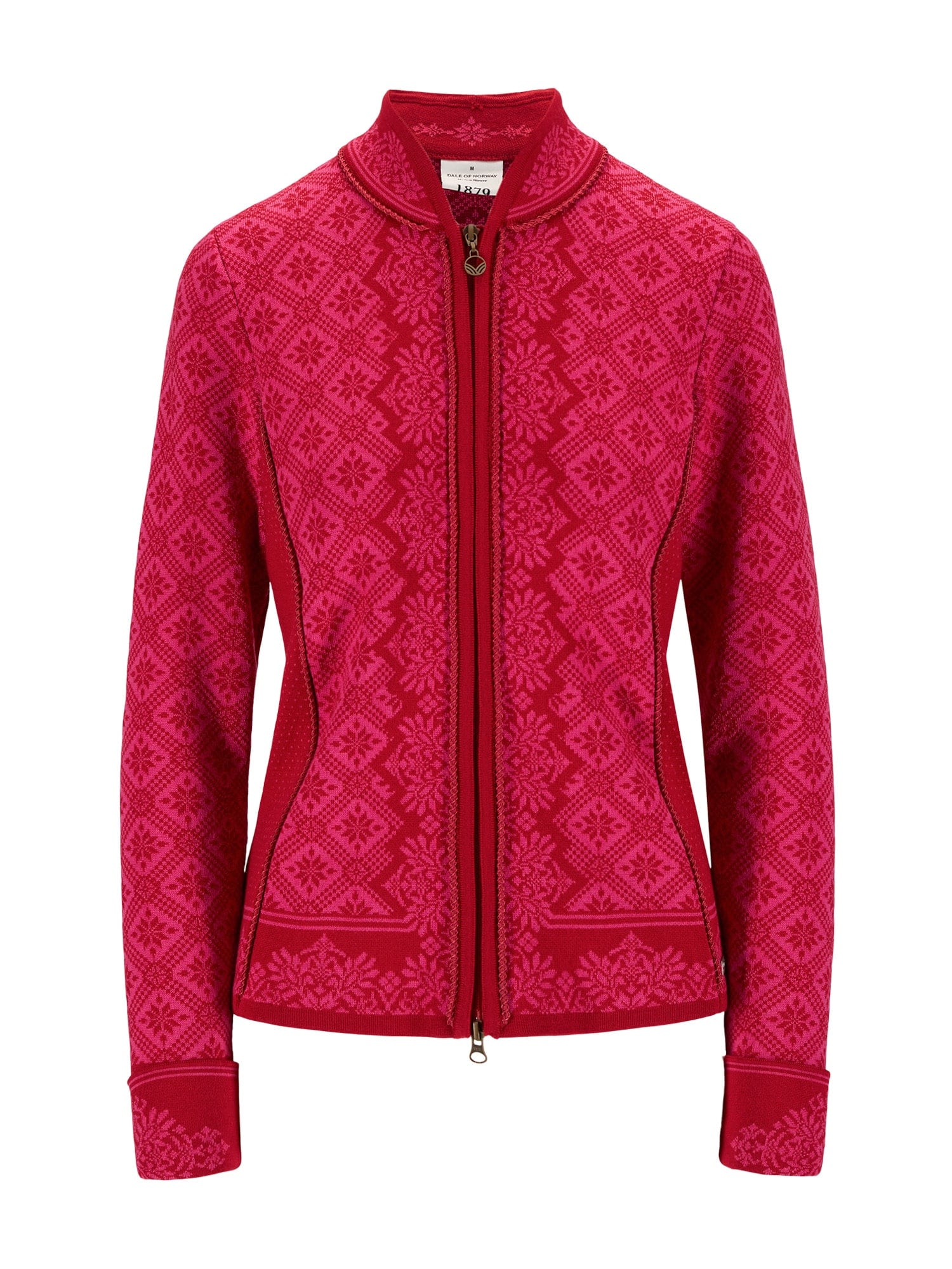 Dale of Norway Christiania Fem Jacket Raspberry Allium