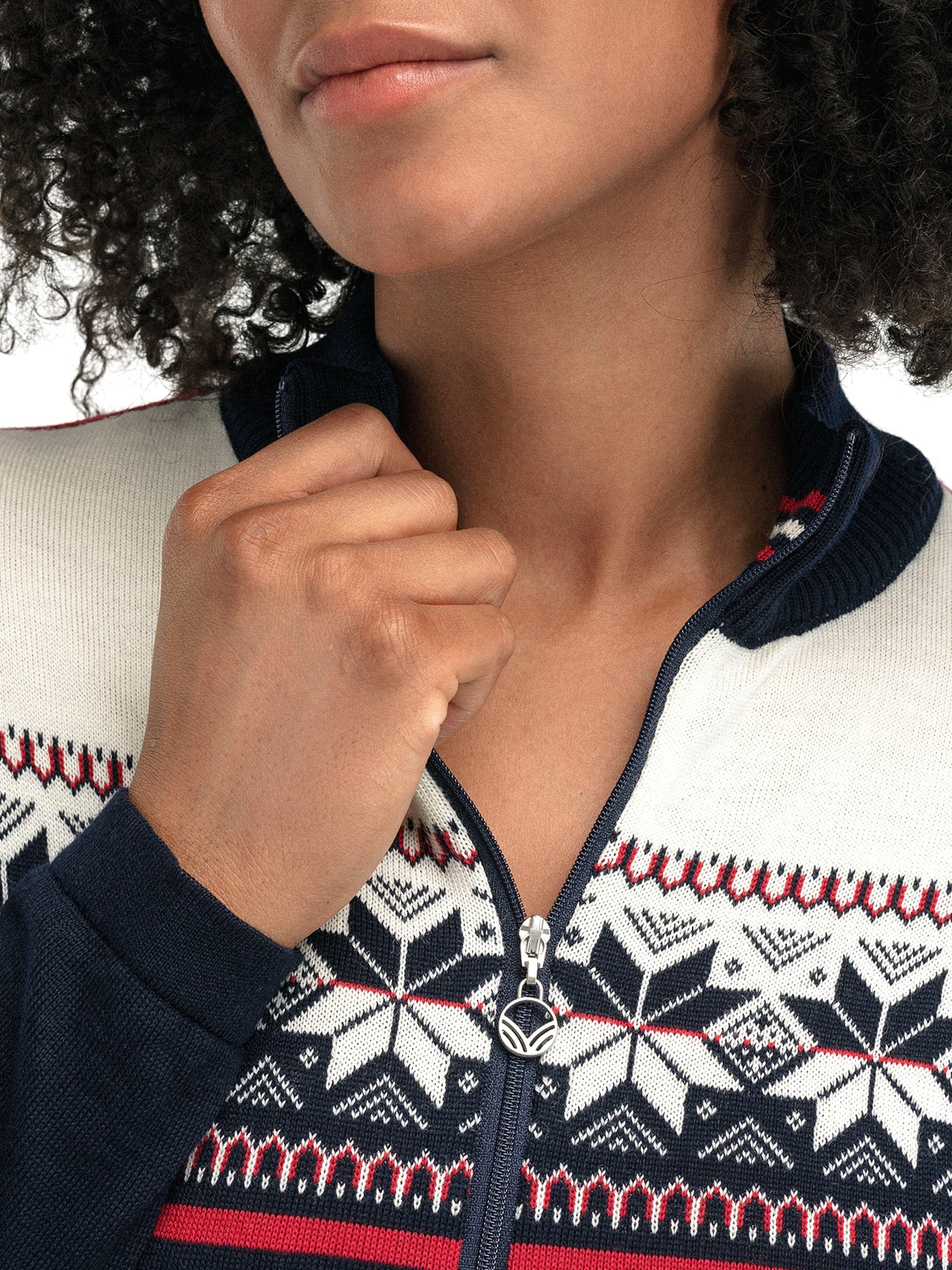 Dale of Norway Liberg Feminine Jacket Marine Offwhite Raspberry