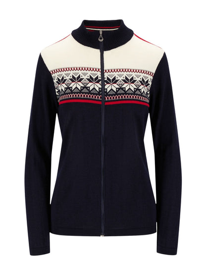 Dale of Norway Liberg Feminine Jacket Marine Offwhite Raspberry