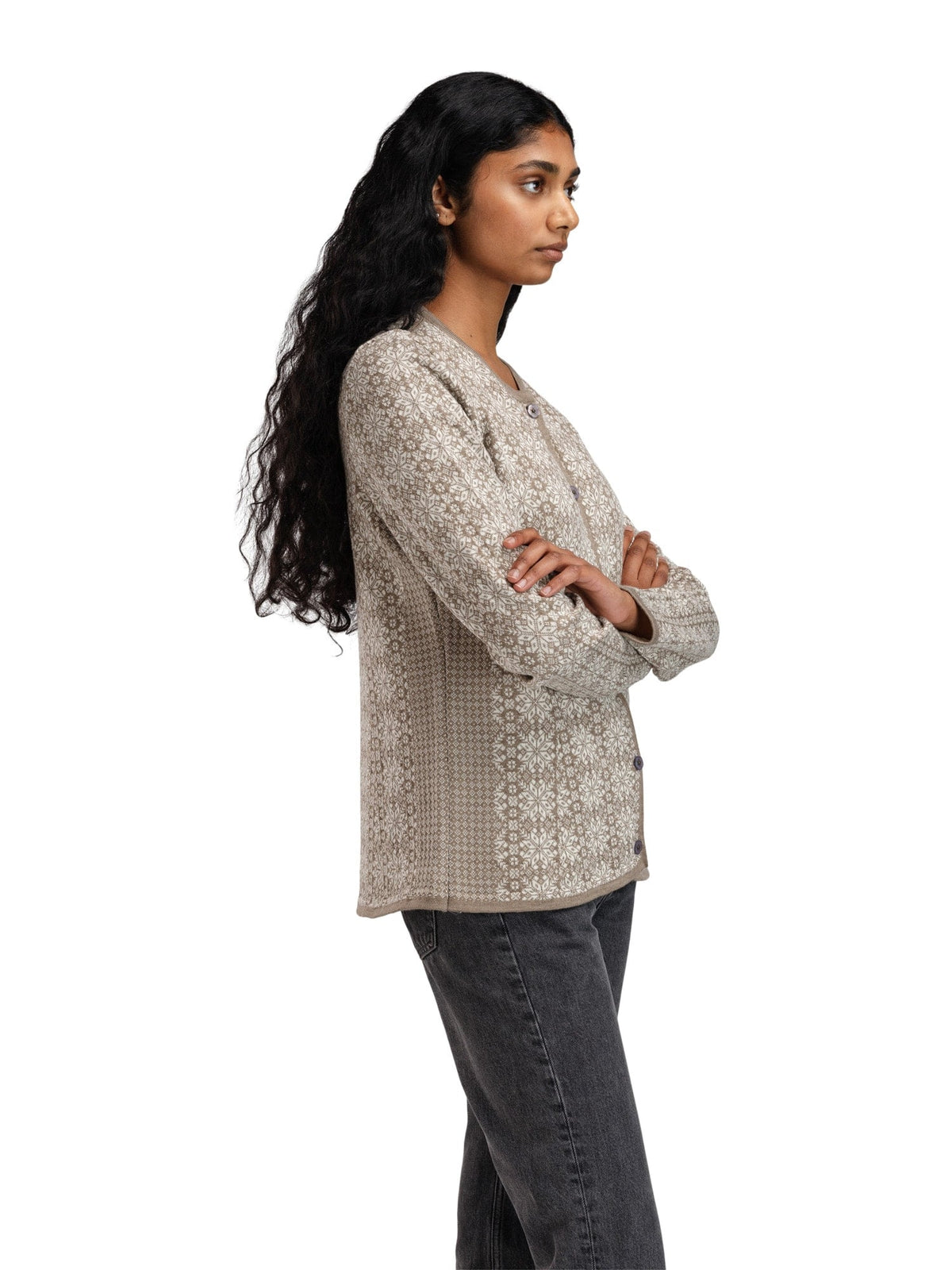 Dale of Norway Othelie Fem Jacket Mountainstone Offwhite Mt.s