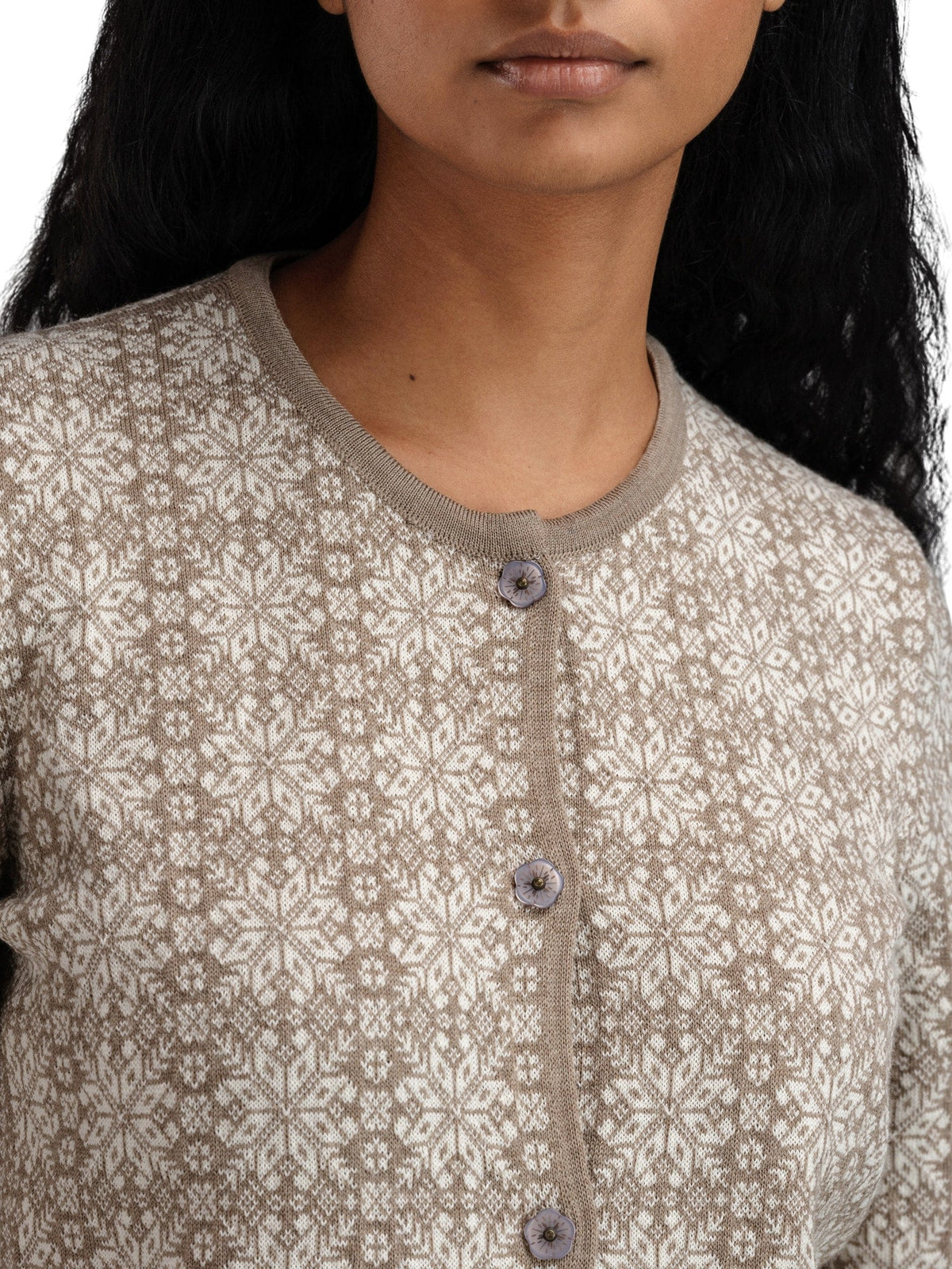 Dale of Norway Othelie Fem Jacket Mountainstone Offwhite Mt.s