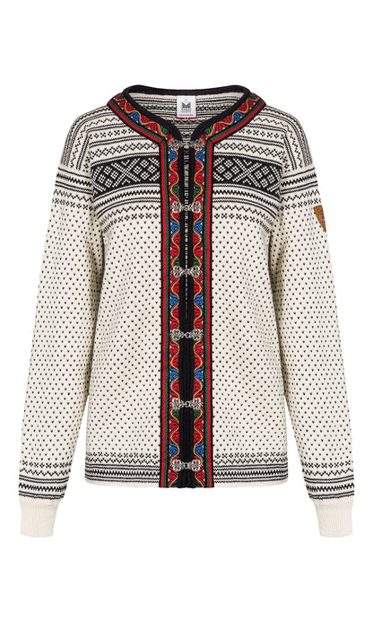 Dale of Norway Setesdal Unisex Jacket - Norwegian Wool  OFFWHITE BLACK