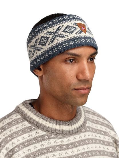 Dale of Norway Cortina 1956 Headband Steel Offwhite