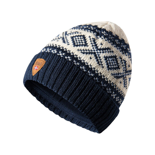 Dale of Norway Cortina 1956 Hat - Norwegian Wool Navy White