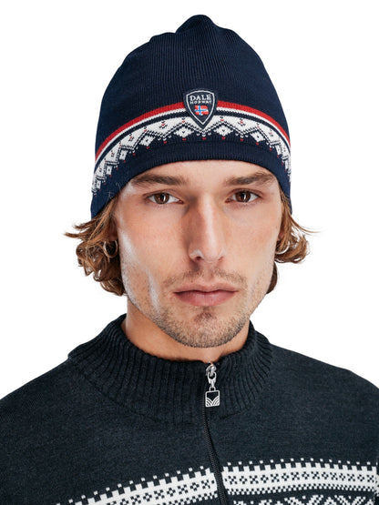 Dale of Norway Moritz Hat Navy Offwhite Raspberry