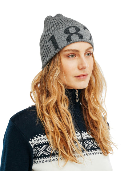 Dale of Norway 1879 unisex wool hat  Smoke DarkCharcoal