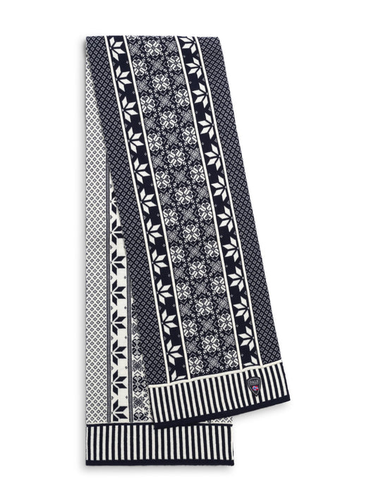 Dale of Norway Vardåsen Scarf Navy Offwhite