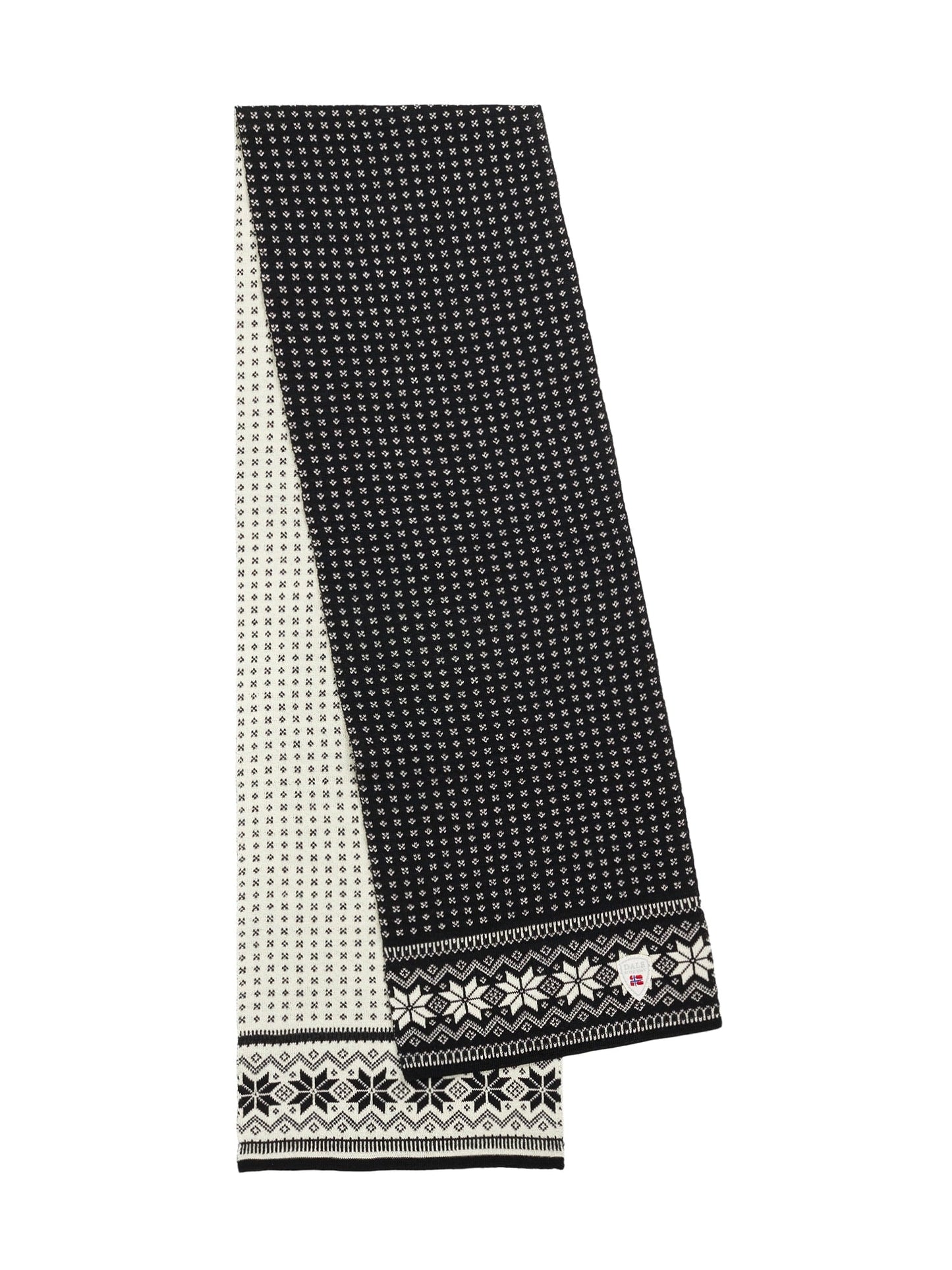 Dale of Norway Garmisch Scarf Black White