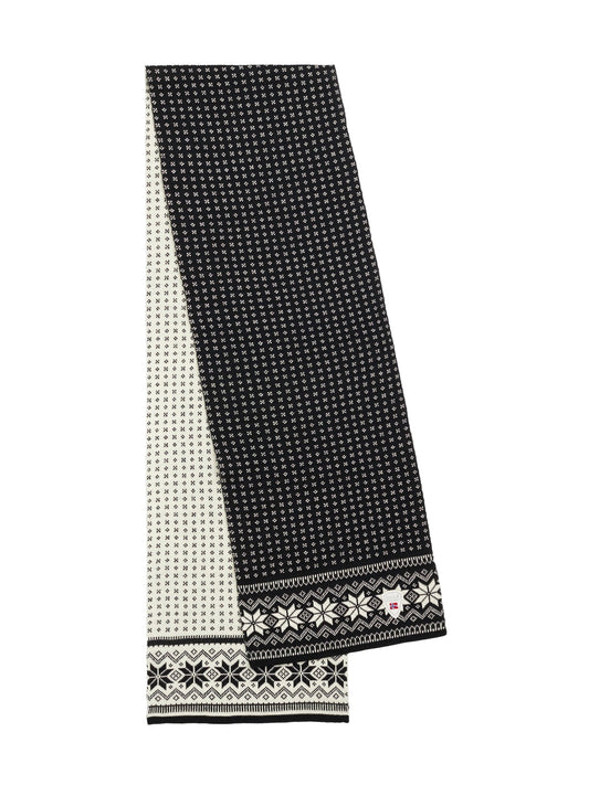 Dale of Norway Garmisch Scarf Black White