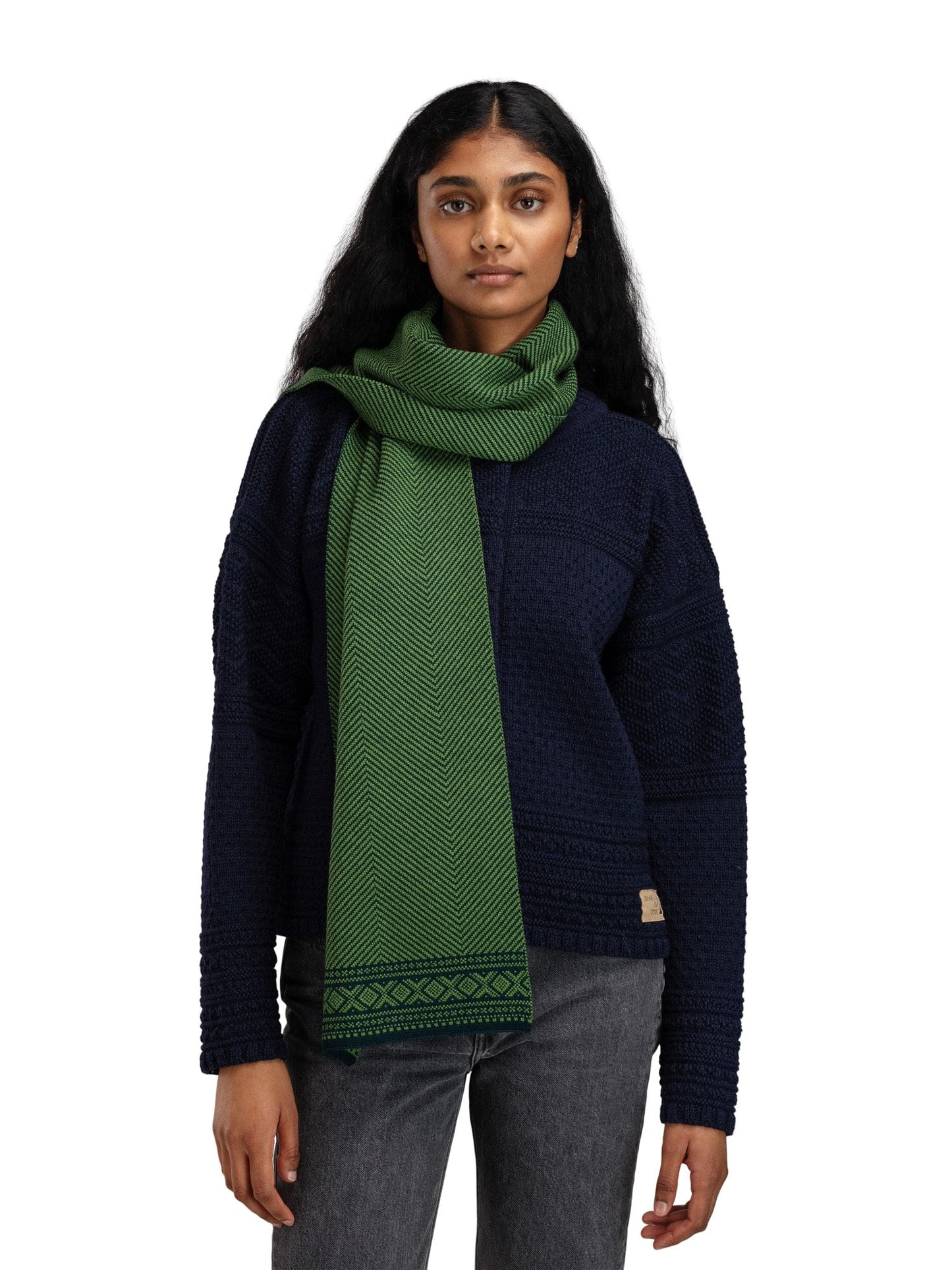 Dale of Norway Cortina Scarf Pinegreen Springgreen