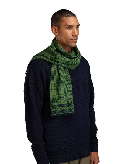 Dale of Norway Cortina Scarf Pinegreen Springgreen