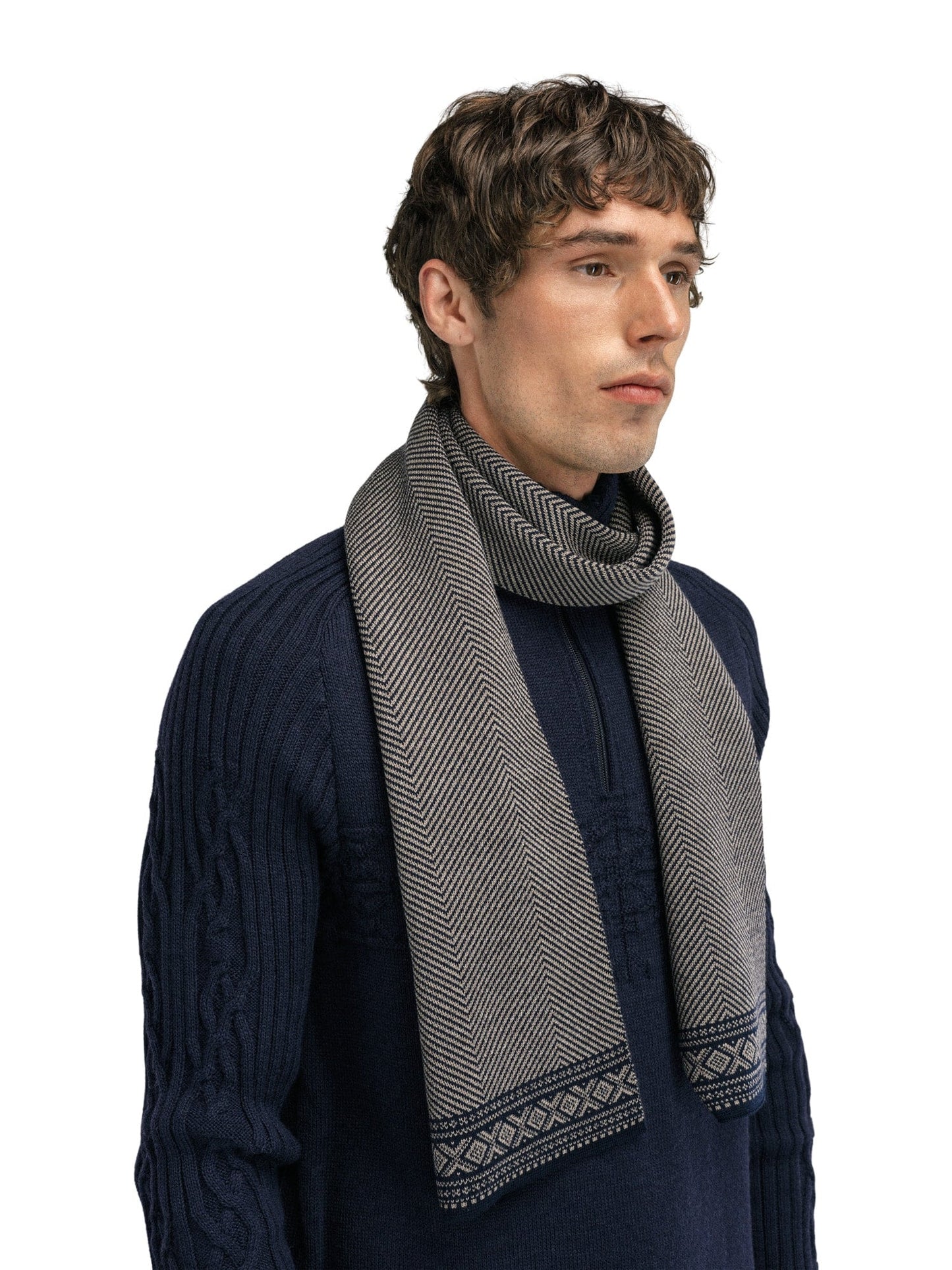 Dale of Norway Cortina Scarf Marine Mountainstone