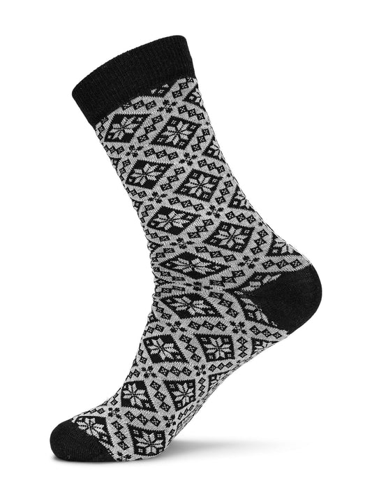 Dale of Norway Bjorøy sock Black Offwhite