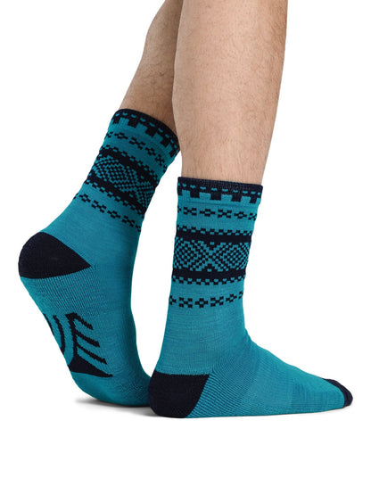 Dale of Norway Cortina sock Turquoise Navy