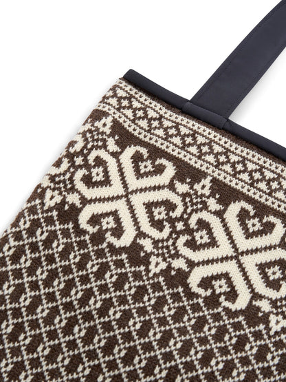 Dale of Norway Leknes Totebag Coffee Offwhite
