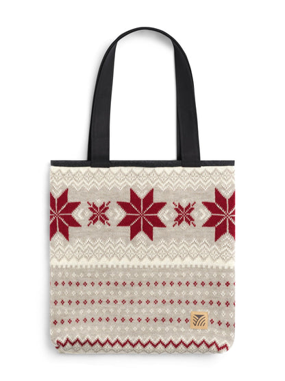 Dale of Norway Egersund Totebag Sand Offwhite Red