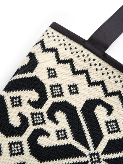 Dale of Norway Falkeberg Totebag Offwhite Black