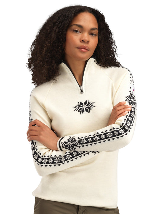 Dale of Norway Geilo Fem Sweater Offwhite Black