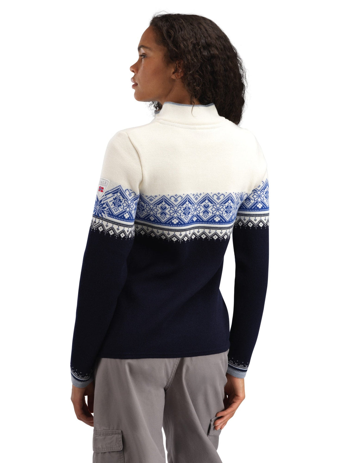 Dale of Norway Moritz Women’s Sweater - Merino Wool NAVY WHITE ULTRAMARINE