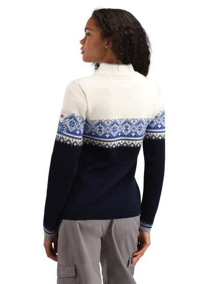 Dale of Norway Moritz Women’s Sweater - Merino Wool NAVY WHITE ULTRAMARINE