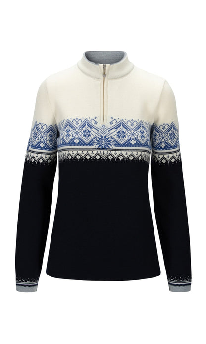 Dale of Norway Moritz Women’s Sweater - Merino Wool NAVY WHITE ULTRAMARINE