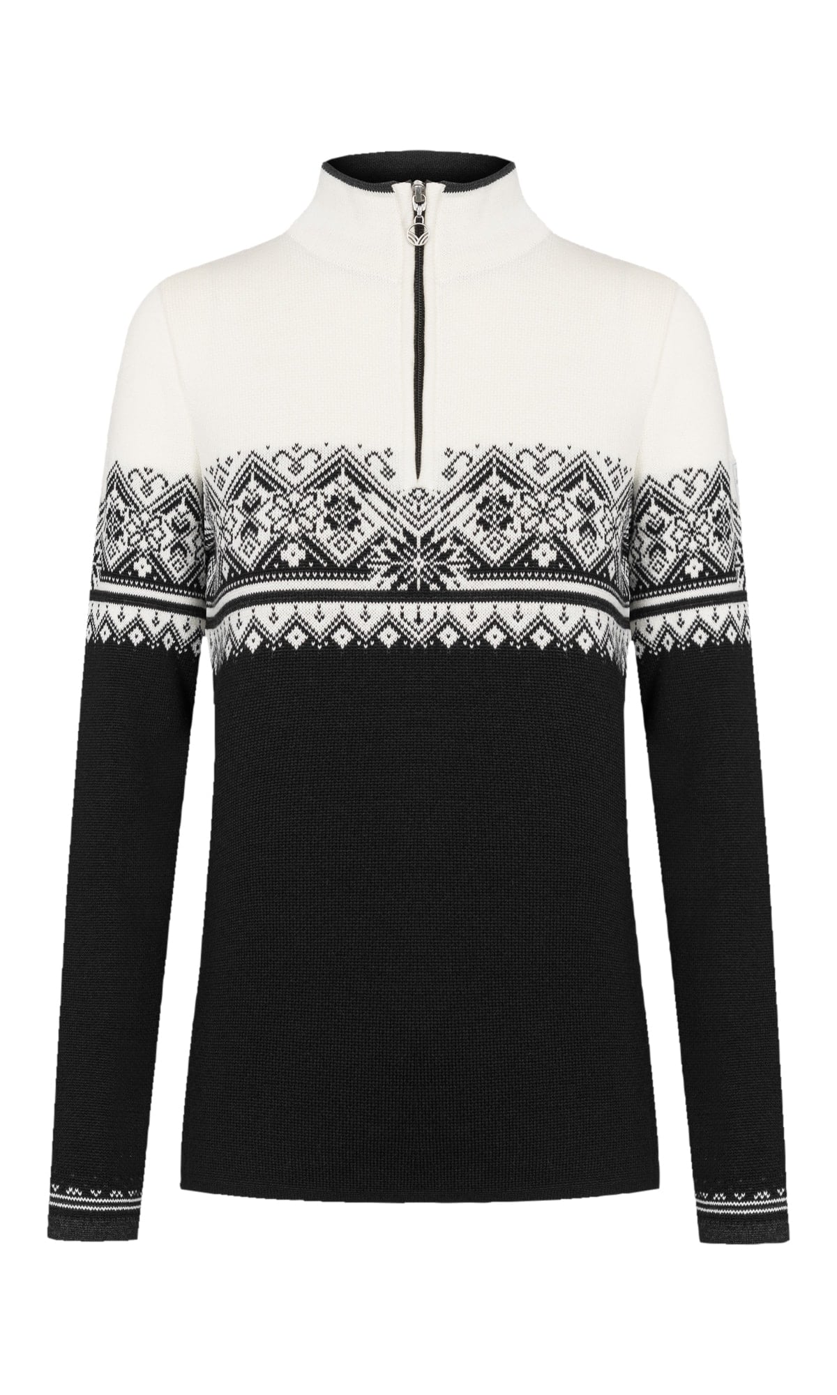 Dale of Norway Moritz Women’s Sweater - Merino Wool BLACK WHITE DARKCHARCOAL