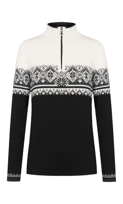 Dale of Norway Moritz Women’s Sweater - Merino Wool BLACK WHITE DARKCHARCOAL